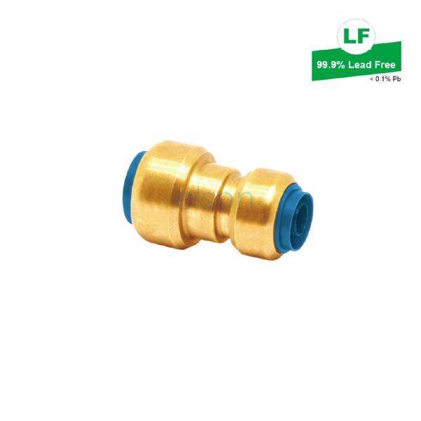 EPS LF PUSH-FIT NO.1R REDUCING COUPLING LF DR BRASS 25 x 20mm