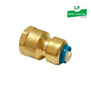 EPS PEX PUSH-FIT NO.2 STRAIGHT CONNECTOR LEAD FREE BRASS 16mm x 20mm FI