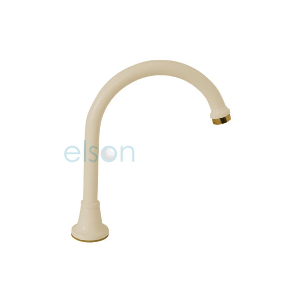 HOB SPA/SINK SPOUT A/IVORY & GOLD WELS 4 STAR