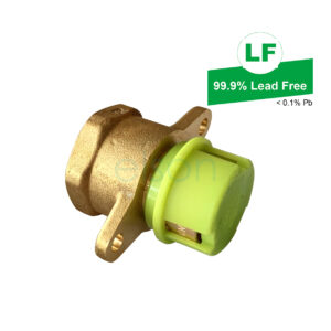 EPS LF CRIMP W&G DUAL NO.2 WING BACK CONNECTOR LF DR BRASS 20mm x Rp3/4 FI