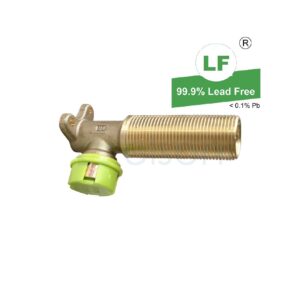 EPS PEX CRIMP W&G DUAL NO.19BP ELBOW LF DR BRASS 20mm x G3/4B MI 95mm LONG